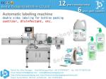 Chinese manufacturer labeling machine for bottles, sanitizer bottle, washing gel