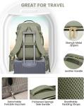 TSA Personal Item 40L Waterproof Large Carry on Airline Approved Travel Bag with