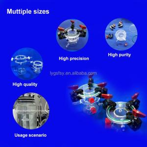 China Customization Processing UV Quartz Glass Tube Reactor on sale