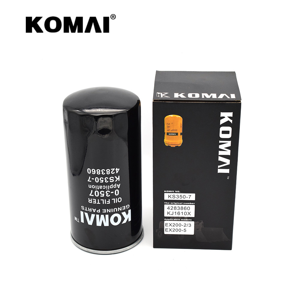 OEM Size Filter Use For Hitachi Excavator Engine Oil Filter KS350-7 JX-624 LF3542 P55-0777 LF3544 X13201013