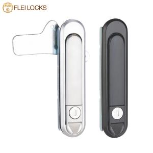 China Durable Swing Handle Lock Die Cast Zinc Alloy Material For Network Cabinet Door factory