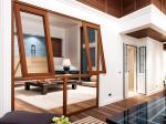 Aluminium Top Hung Outward Opening Window Waterproof And Soundproof
