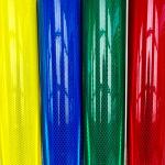 PMMA Diamond Grade Reflective Sheeting Material Vinyl Roll For Safety Warning