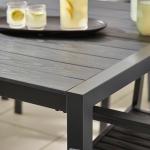 Villa Patio Dining Set AJUNION 8 Seat Outdoor Table and Chairs with Aluminum