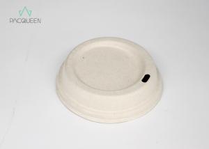 China Natural Color Disposable Coffee Lids Corn Starch Based Eco Friendly factory
