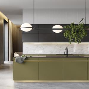 China Waterproof Kitchen Furniture Modern Design  Kitchen Cabinets PVC Kitchen Cabinets on sale