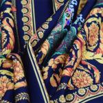 OEM Island Printed Dress Material Fabric 100% Polyester Clothing