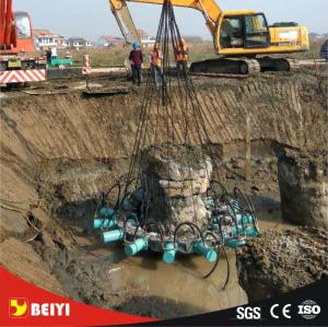 China BEIYI BYMK180S-1 600mm hydraulic pile head cutter Concrete Pile Head Cutter circular round pile cutter factory