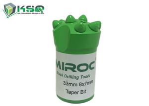 China Hight Quality 11 Degree Diameter 33mm Taper Button Bit Top Hammer Driiling Tools factory