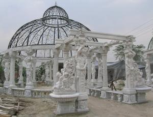 China Stone gazebo for garden factory