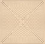 Modern Artistic Clip In Ceiling Tile 300mm x 300mm , Embossed / Photo-oxidation