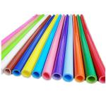PVC Kids Playground Parts , High Density Foam Tube 80mm Diameter