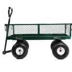 Outdoor Yard Garden Utility Carts And Wagons Garden Trolley Cart Four-Wheel