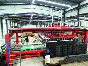 China Fully Automatic Robotic Arms Concrete Brick Setting Machine factory