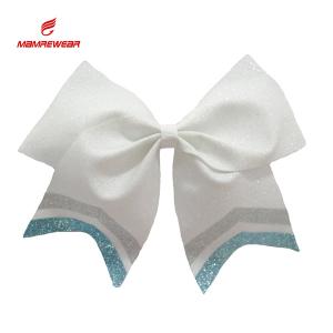 China Shinny Sparkle Custom Cheerleading Bows For Christmas / Birthday Party factory