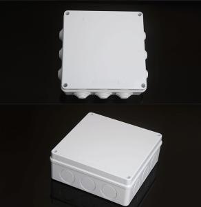 China 200x200x80mm 12 Entry Holes IP65 Abs Waterproof Junction Box With PVC Stoppers factory