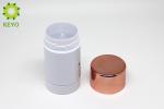 75g White AS Plastic Bottles Round Shape For Antiperspirant / Deodorant Stick