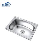 Hot Sale SUS304 Stainless Steel Kitchen Sink Single Bowl Kitchen Sink Press
