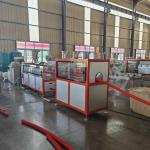 37-55kw Motor Power Spiral Pipe Extrusion Line For Pe Pipe Single Wall