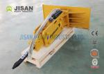 Yellow Compact Excavator Hammer Attachment 6" Height 2000Lbs Carrier Weight