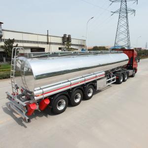 China Brand New 3-Axle 45,000 Litre Dual Line Air Brake Brake System Fuel Transport Tank Semi Trailer factory