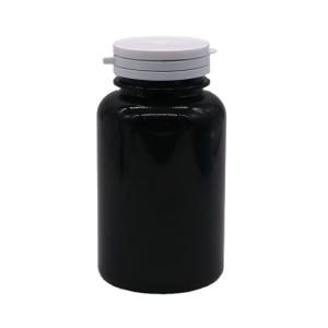 China Customize Color PET 250ml Round Plastic Bottle for Medicine Capsule Container factory