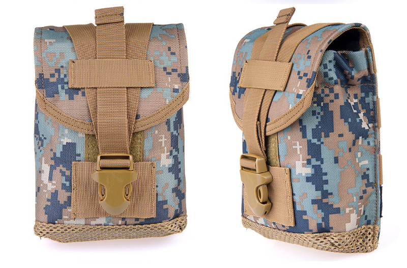 Buckle Type Canvas Water Bottle Carrier Bag For Hiking