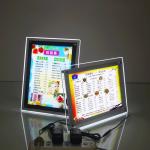 LED Aluminum Profile Light Box Snap Picture Frame Shop Display Sign