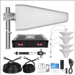 China GSM900 1800 2100Mhz Industrial Signal Booster High Gain Industrial Repeater factory