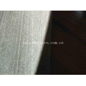 Anti Static / Sound Insulation Cork Rubber Sheet Roll , Thickness 0.5mm-5mm