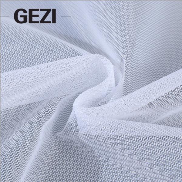 Quick Dry Floral Glitter Nylon Polyester Mesh Fabric for Laundry Bag Fabric