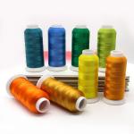 120D/2 5000Y 128g Golden Dyed Polyester Embroidery Thread for Machine Sewing
