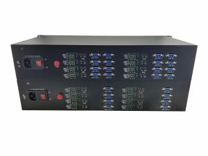 China Manufacture rack single core 8 channel VGA 720/1080p video audio extender with data VGA fiber Optic Converter factory