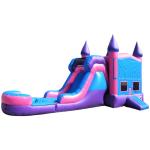 Kids Moon Inflatable Bouncy Castle Jumping Bouncer Slide Combo For Playground