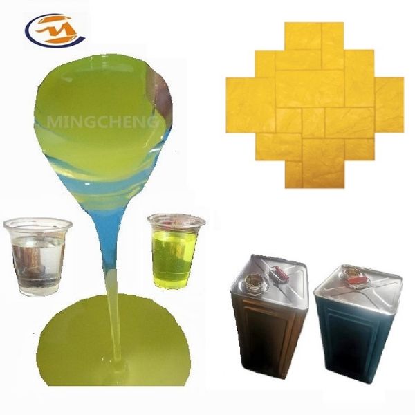 China 80A Polystone Statue Mold Polyurethane Liquid Rubber Light Yellow Transparent factory