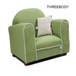 Green Children Sofa Modern Kids Furniture Soft Children'S Comfy Chairs