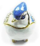 Robin bird Metal Trinket boxes Bird For Wedding Gift Bird Trinkt box