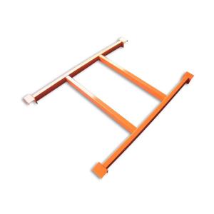 China Versatile 76*2.0mm Width Metal Pallet Racking Supporter Cross Beam for Industry Needs factory