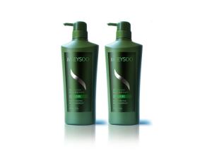 China Elegant Dark HDPE Cosmetic Bottles / 520ml Organic Shampoo Green Bottle factory