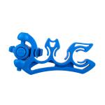 Multicolor Plastic Hose Clips High Visibility Large Size For Breathing Regulator