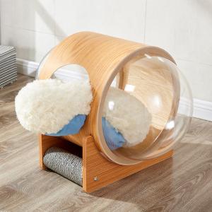 China Comfortable Luxury Wood Pet Furniture Cat House Climber Lightweight factory