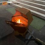 Portable Corten Steel Bbq Grill For Restaurant Indoor Outdoor Camping