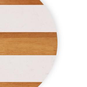 Acacia and Marble Cutting Chopping Serving Board for Cheese