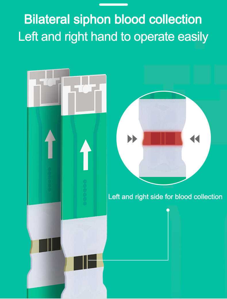 Electronic One Button Blood Glucose Meter , 8s Blood Glucose Test Strips