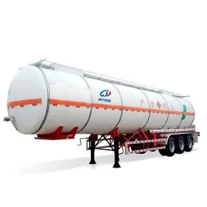 China 24v Electrical System Semi-Trailer lng road tanker truck for petro delivery in Dubai factory