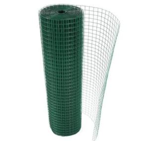 China 1/4&quot;X1/4&quot; BRC Welded Galvanized Wire Mesh Rolls BWG24-22 PVC Coated factory