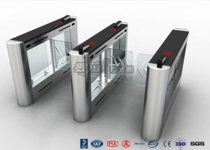 China Anti - Collision Walk Through Metal Swing Barrier Gate Bus Station Card Reader System factory