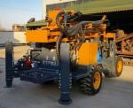 5.5T Trailer Mounted Drilling Rigs For Loose Layer And Bedrock Drilling