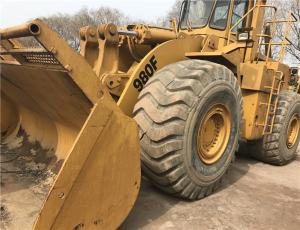 China GOOD PERFORMANCE USED JAPAN CAT 980F WHEEL LOADER/ secondhand cat 980f loader for sale factory