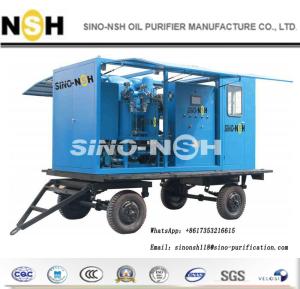 China Mobile Transformer Oil Purifier Filtration Systems 4000L/H Vacuum 50Hz factory